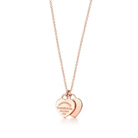 tiffany heart necklace replica free shipping|tiffany double heart necklace.